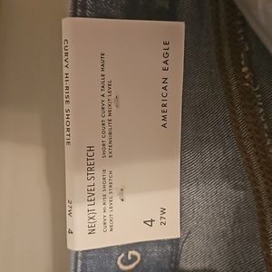 American Eagle curvy hi-rose shorties